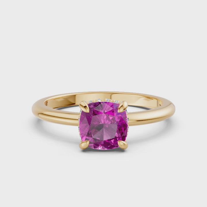 Orchid Gemstone Ring
