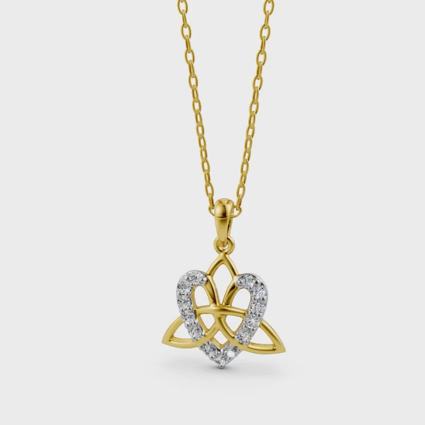 Angel Heart Diamond Pendant