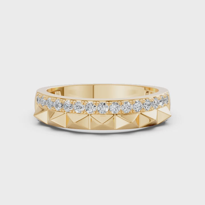Prism Dual Band Diamond Ring