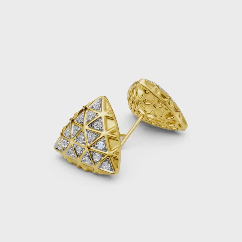 Tessera Prism Diamond Studs