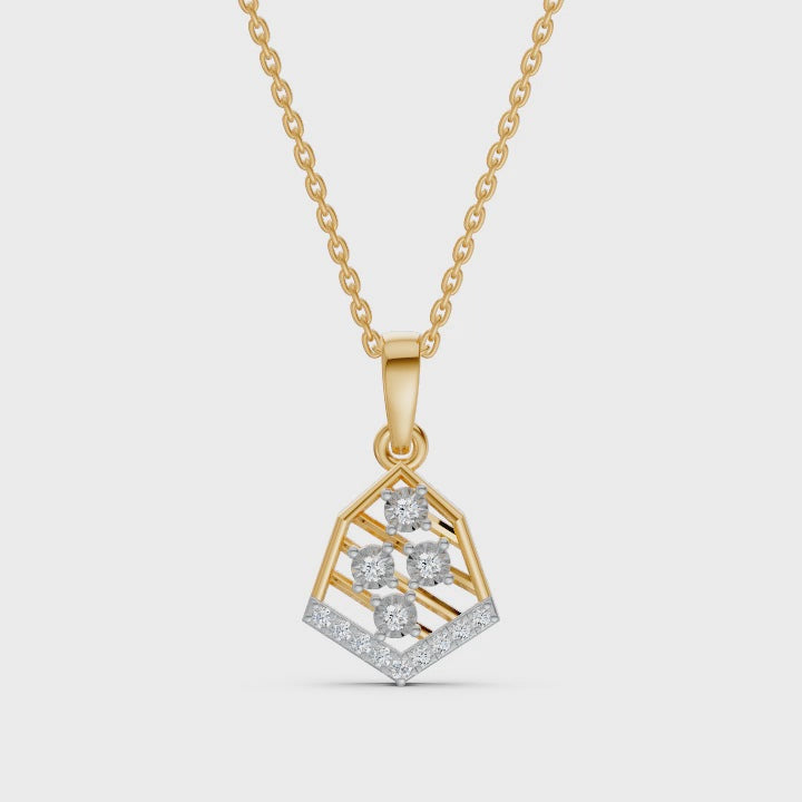 Starlit Dome Diamond Pendant