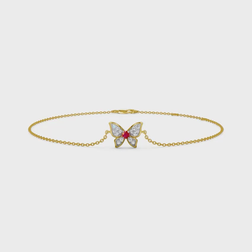 Butterfly Diamond Bracelet