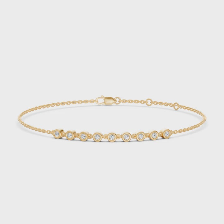 Diamond Bezel Bracelet