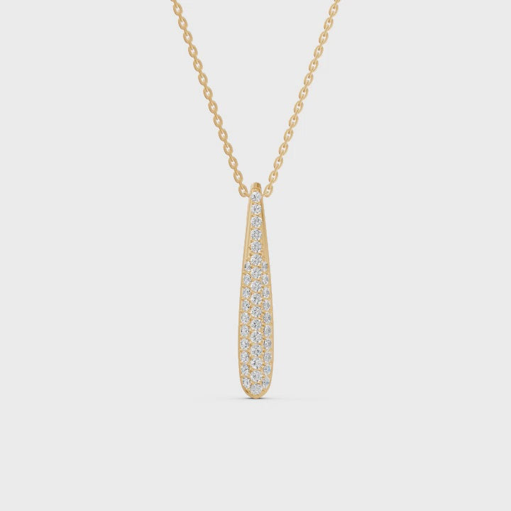 Raindrop Diamond Necklace