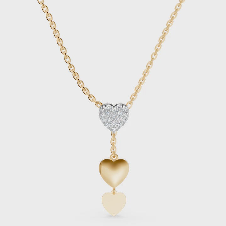 Love Loop Diamond Lariat Necklace