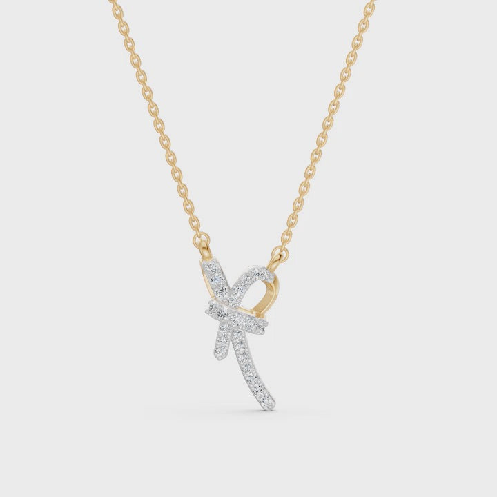 Eternal Knot Diamond Necklace