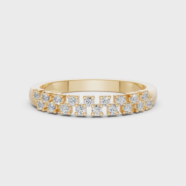 Half Eternity Diamond Band
