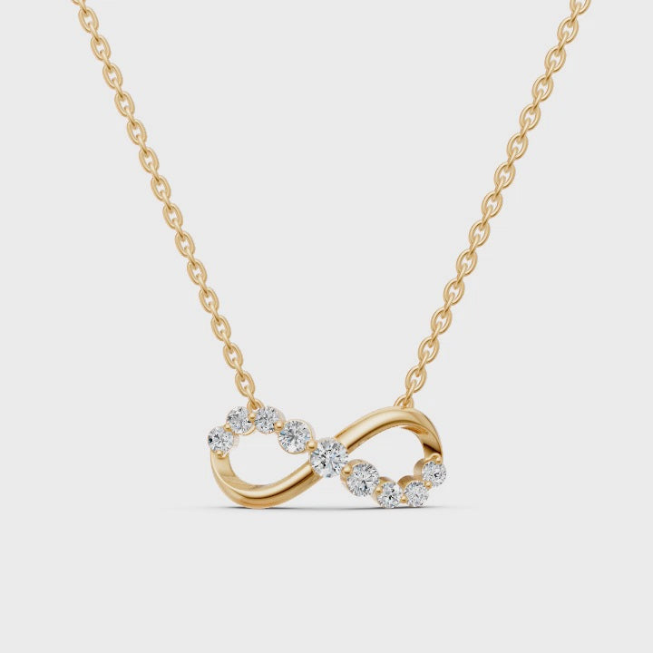 Eternal Infinity Diamond Necklace