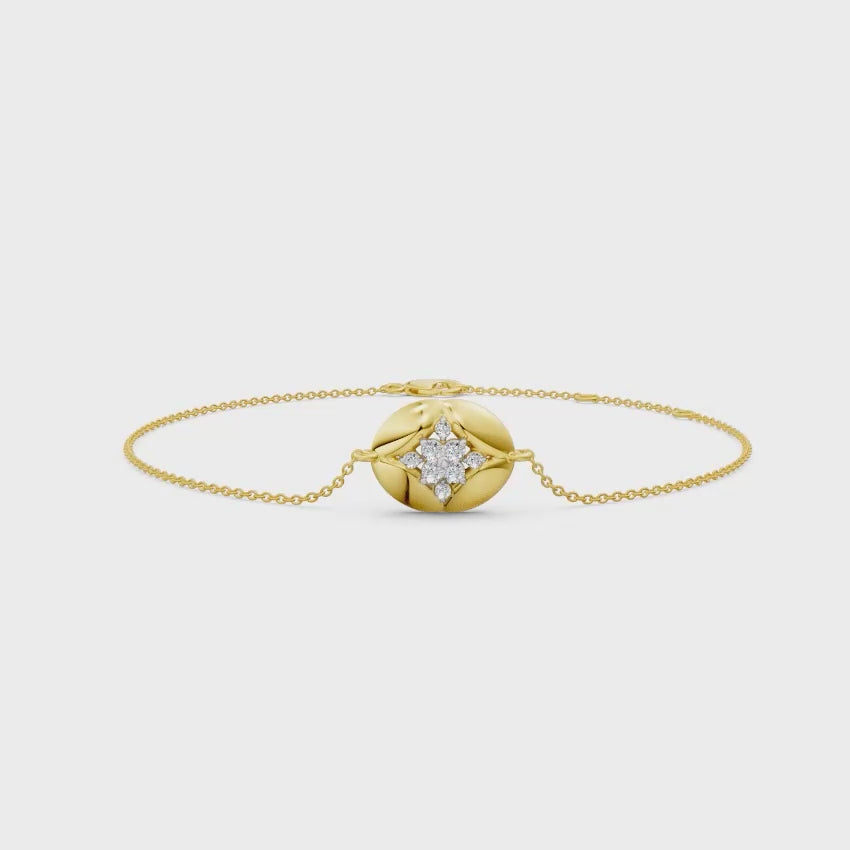 Stellar Spark Diamond Chain Bracelet