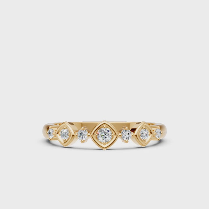 Royal Tiara Diamond Ring