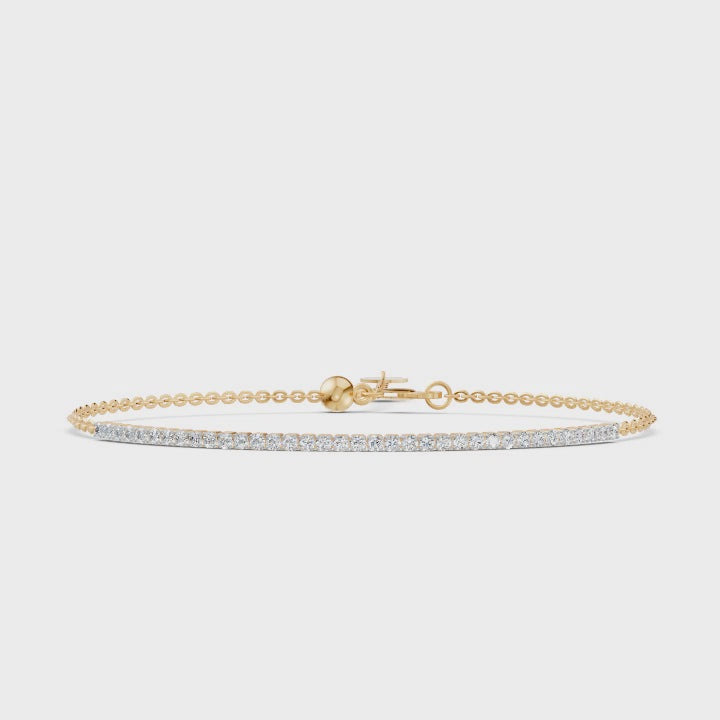 Petite Diamond Half Tennis Bracelet