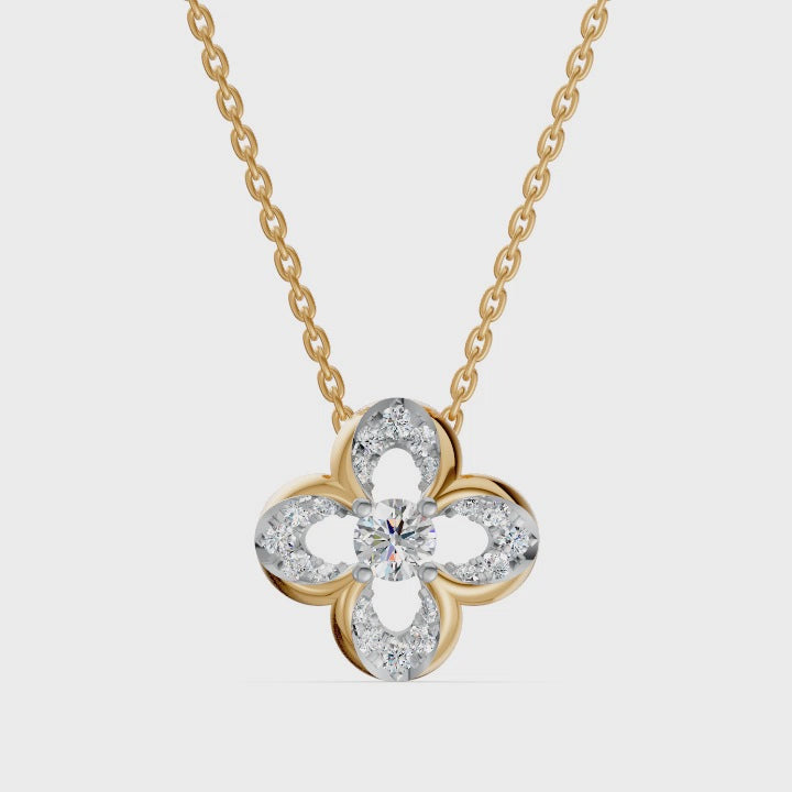 Clover Diamond Necklace